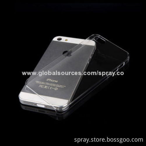 Ultra Thin Crystal Clear PC Case Cover for iPhone 5/5S, High-quality Material